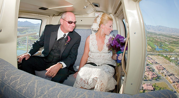 Palm Springs Wedding Trends - Helicopter rides
